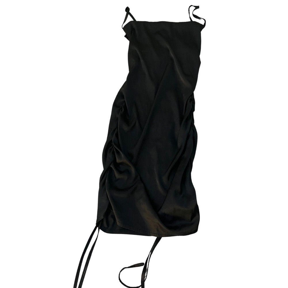 Small Black Satin Dress